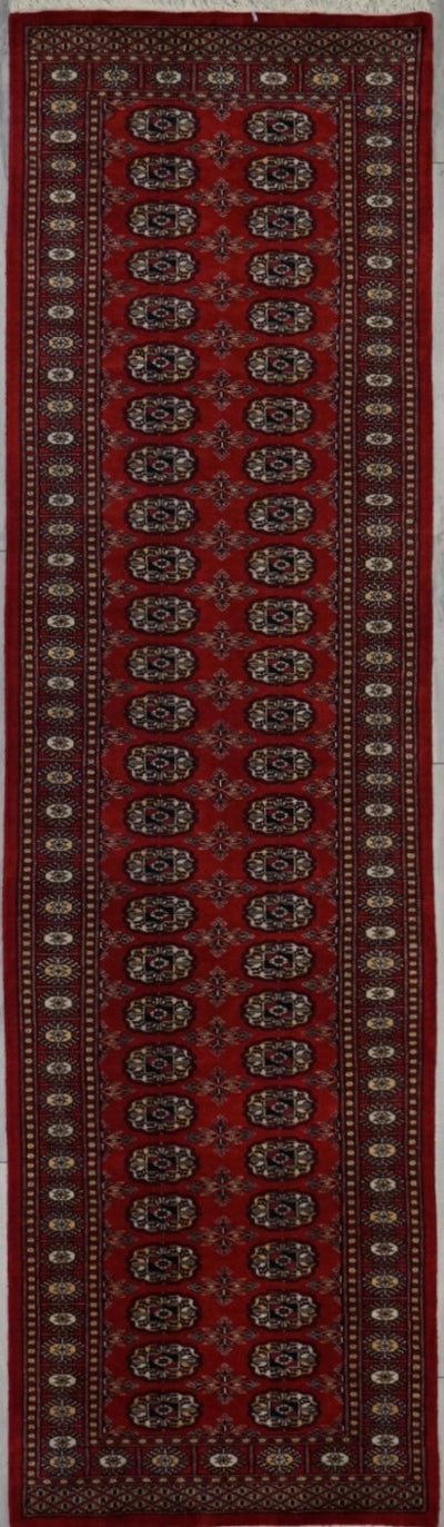 Pakistan Bokahra Hand Knotted Wool 3X10