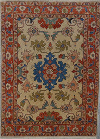 Persian Tabriz Hand Knotted Wool 6x9
