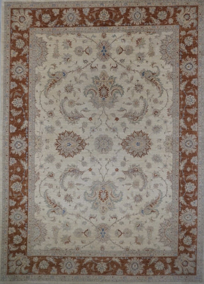 Pakistan Ziegler Hand Knotted Wool 10x13