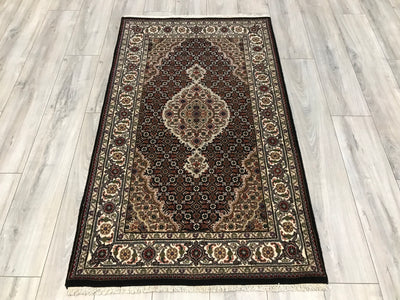 India Tabriz Mahi Hand Knotted Wool & Silk 3x5