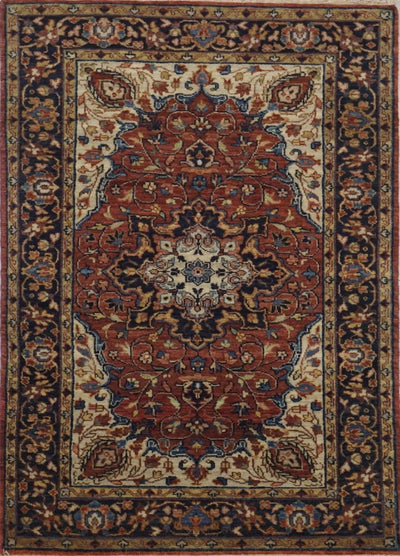 India Hajjalili Tabriz Hand Knotted Wool 3x5