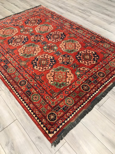 Pakistan Tribal Hand Knotted Wool 5x7