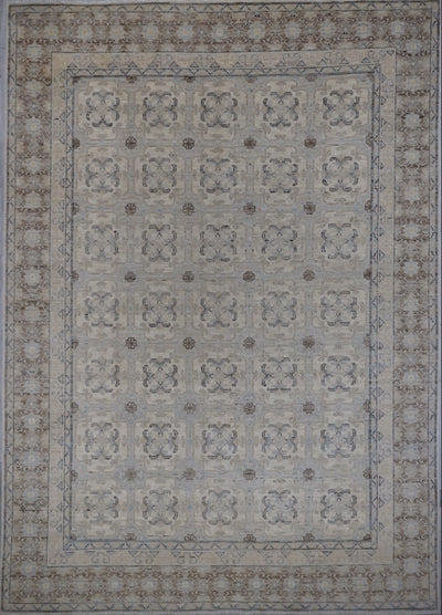 Pakistan Ziegler Kotan Hand Knotted Wool 9x12