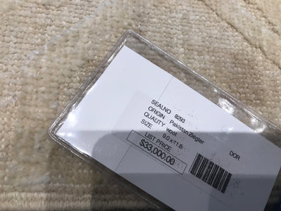 Pakistan Ziegler Hand Knotted Wool 9x12