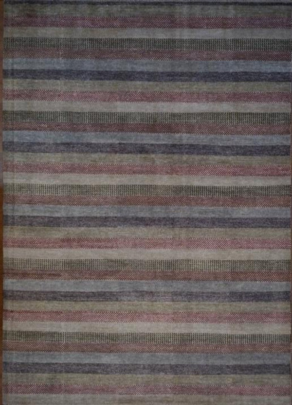 India Multi Hand Knotted Wool 8x10