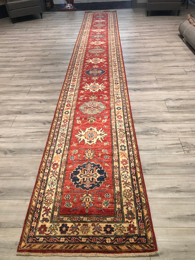 Pakistan Kazak Shirwan Hand Knotted Wool 3x20