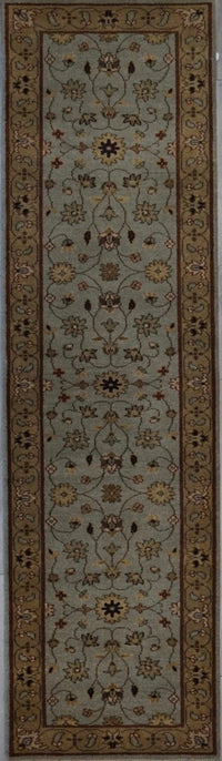 India Agra Hand Knotted Wool 3X10