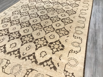 Pakistan Ziegler Hand Knotted Wool  9x12