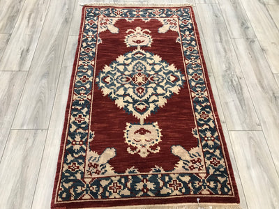 China Oushak Hand Knotted Wool 3x5