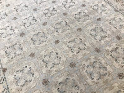 Pakistan Ziegler Kotan Hand Knotted Wool 9x12