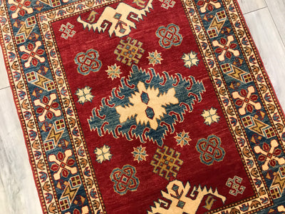 Pakistan Kazak Hand Knotted Wool 4x5