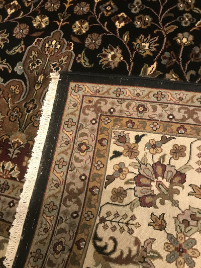 India Lilihan Sarouq Hand Knotted Wool 9x12