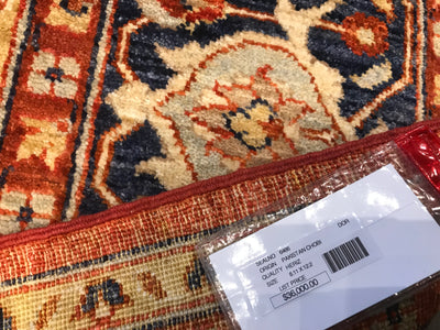 Pakistan Heriz Hand Knotted Wool 9x12