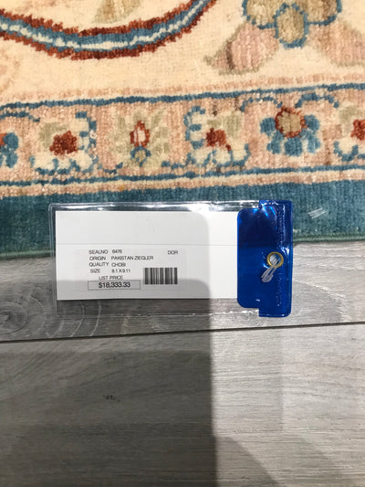 Pakistan Ziegler Hand Knotted Wool 8x10