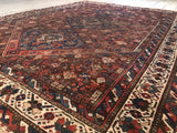 Persian Antique Sheriz Hand Knotted Wool  7x9