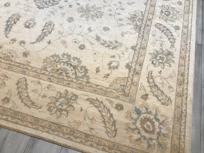 Pakistan Ziegler Hand Knotted Wool 9x12
