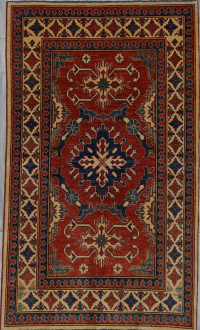Pakistan kazak Hand Knotted Wool 4x7