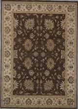 India Ziegler Hand Knotted Wool 8x10