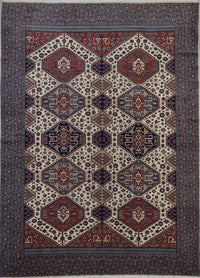 Pakistan old Rug Tafresh Hand Knotted Wool  8X11