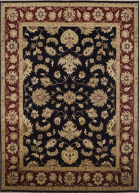 India Jaipur Hand Knotted Wool 8x10