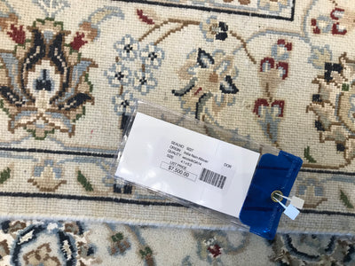 India Nain Hand Knotted Wool & Silk 4x6