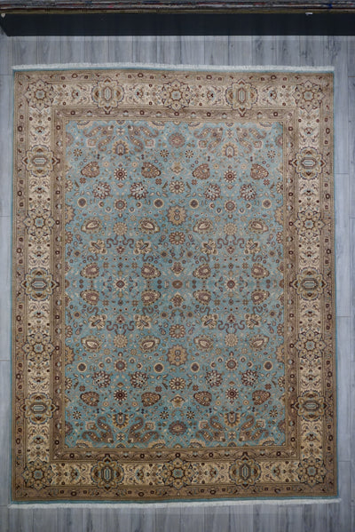 Pakistan Tabriz Hand Knotted Wool 9x12
