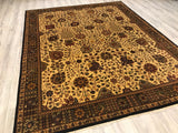 India Sultanabad Hand Knotted Wool 8X10