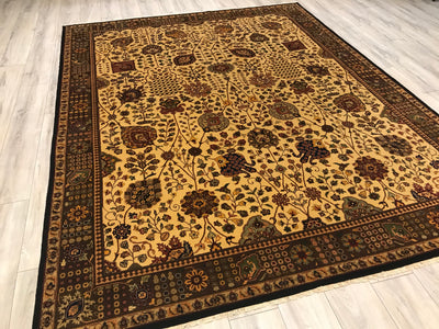 India Sultanabad Hand Knotted Wool 8X10