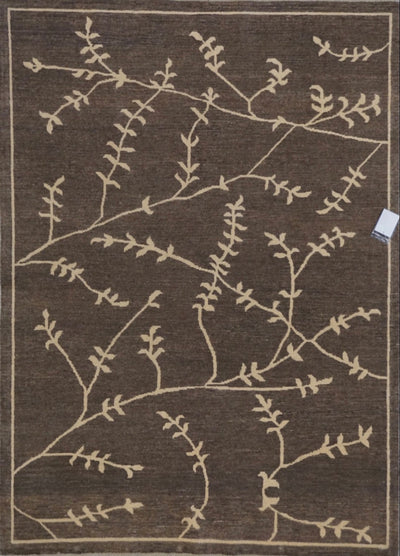 Pakistan Transitional Ikat Hand Knotted Wool 5x7