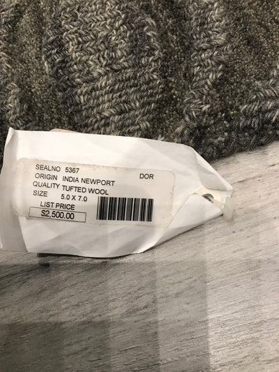 India Newport Hand Tufted Wool 5x7