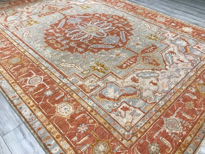 Pakistan Serapi Hand Knotted Wool 10x14