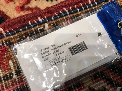 Persian Heriz Hand Knotted Wool 8x10