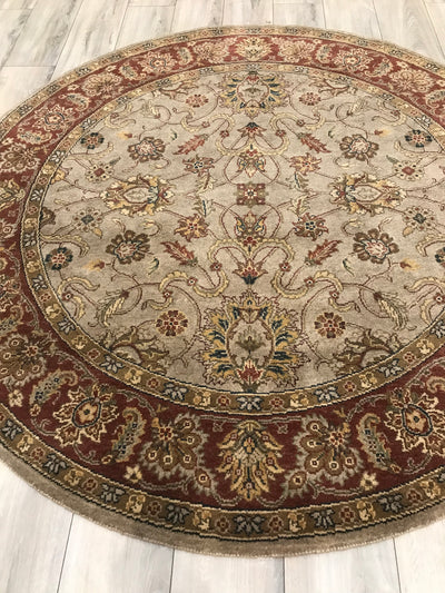 India Luxor Hand Knotted Wool 6x6