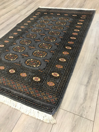 Pakistan Bokhara Hand Knotted Wool 3x5