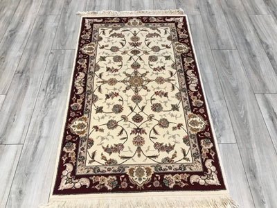 China Tabriz Hand Knotted Wool & Silk 3x5
