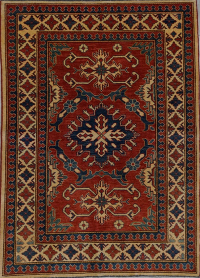 Pakistan kazak Hand Knotted Wool 4x7