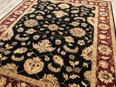 India Luxur Jaipur Hand Knotted Wool 8X10