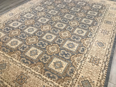 Pakistan Ziegler Hand Knotted Wool 9x12