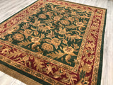 India Jaipur Hand Knotted Wool 8X10