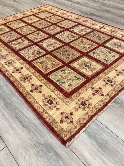 Pakistan Chobi Hand Knotted Wool 4x6