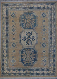 Pakistan Chobi Kazak Hand Knotted Wool 6x8