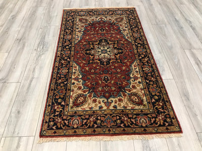 India Hajjalili Tabriz Hand Knotted Wool 3x5