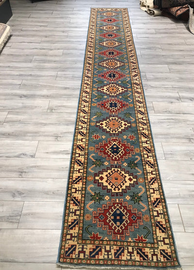 Pakistan Kazak Hand knotted Wool 3x15