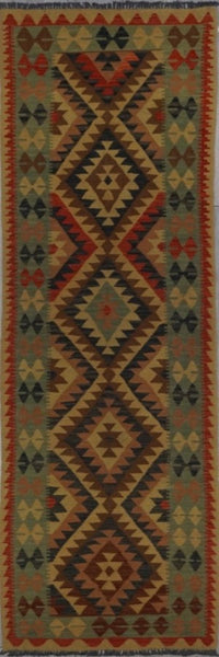 Afghanistan  Killim Hand Made Wool  3X10