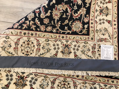 India Nain Hand Knotted Wool & silk 4x6