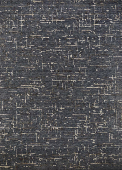 India Contemporary  Hand Loom Wool 9x12