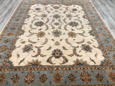 India Ziegler Hand Knotted Wool 8x10