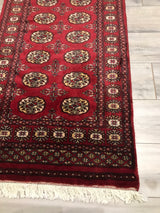 Pakistan Bokara Hand Knotted Wool 3x13