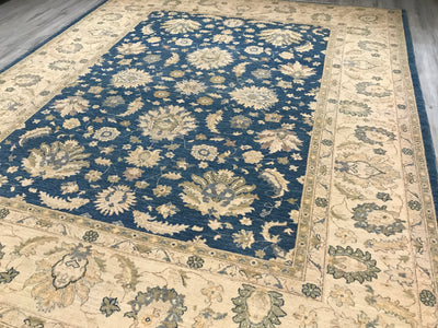 India Ziegler Hand Knotted Wool 9x12