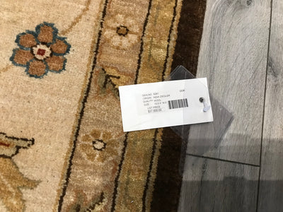 India Ziegler Hand Knotted Wool 10x14